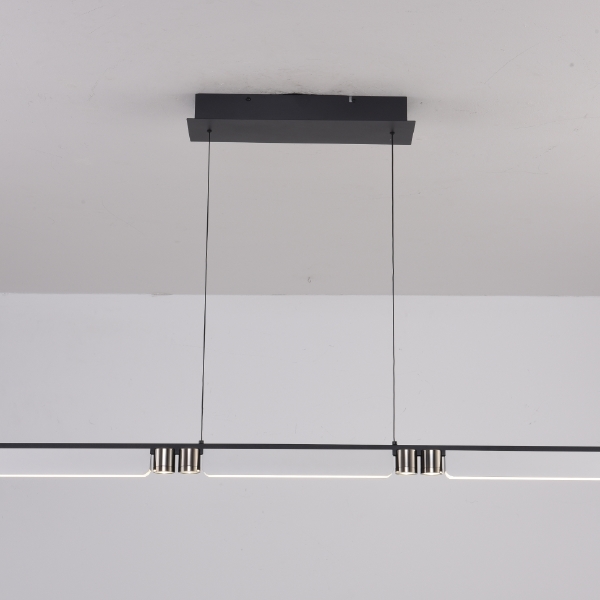 Светильник подвесной Vision 9309D-1200-2 WH+BK