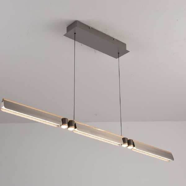 Светильник подвесной Vision 9309D-1200-2 GR+BK