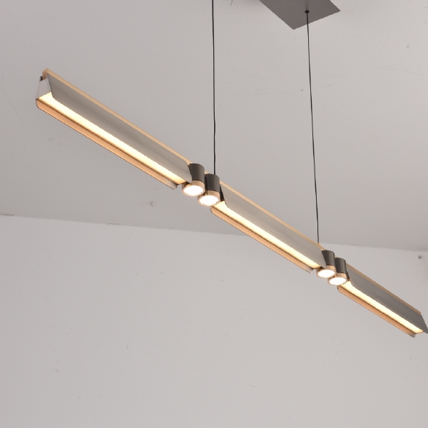 Светильник подвесной Vision 9309D-1200-2 GR+BK