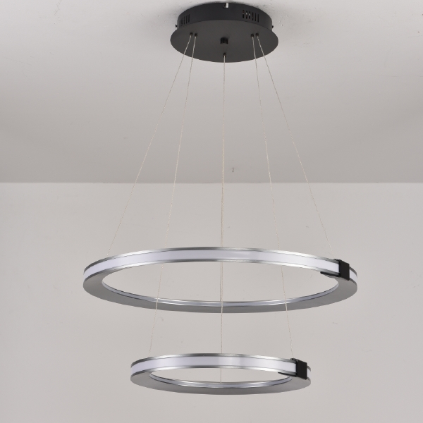 Подвесная люстра Vision 9225-6+4SD GR+BK