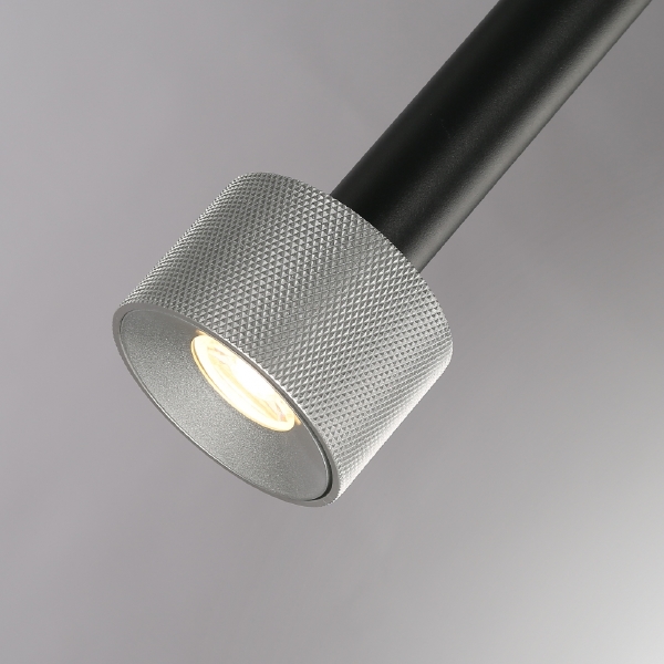 Светильник подвесной Delta 2362-1 BK+SL