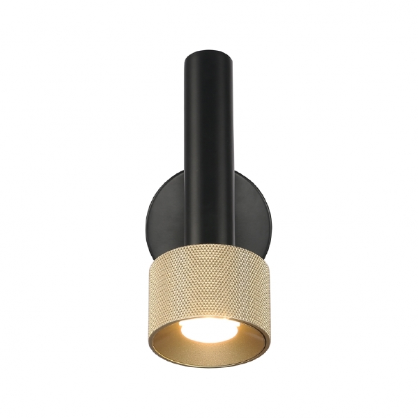 Настенный светильник Delta 2360-1 BK+BR