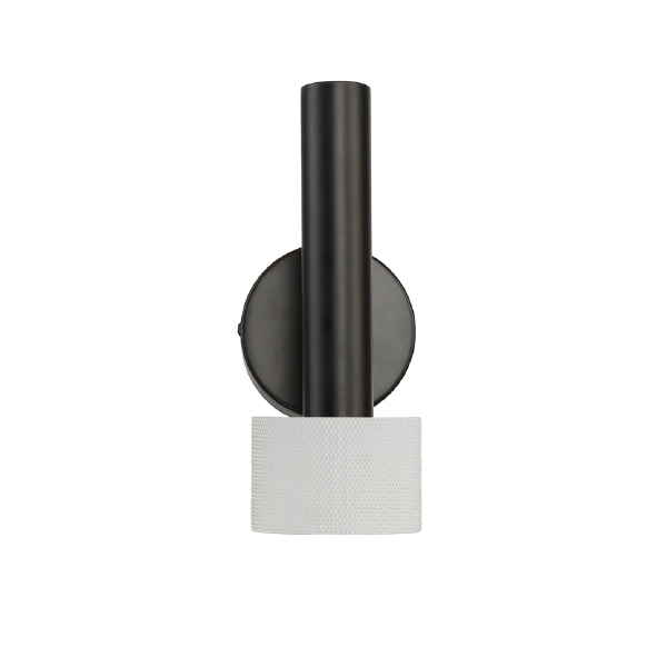 Настенный светильник Delta 2360-1 BK+WH