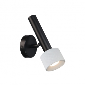 Настенный светильник Delta 2360-1 BK+WH