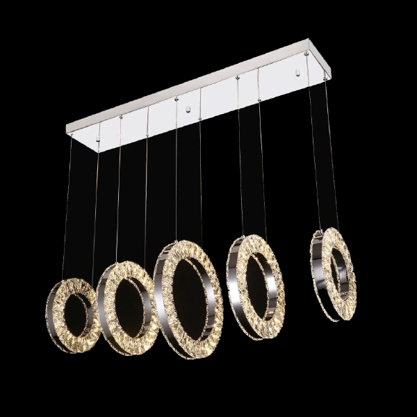 Светильник подвесной Crystal ice 4460-5 72W CR