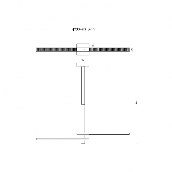 Светильник подвесной Vision 4722-97 SGD