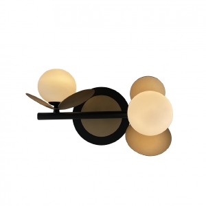 Настенное бра Savage W4641-2 MBK+SGD