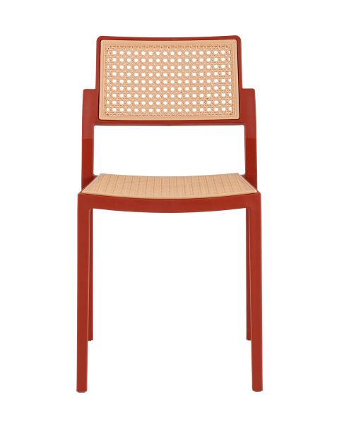Стул пластиковый Milto 8059 red/beig