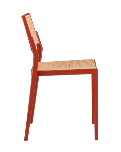 Стул пластиковый Milto 8059 red/beig