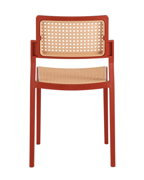 Стул пластиковый Milto 8059 red/beig