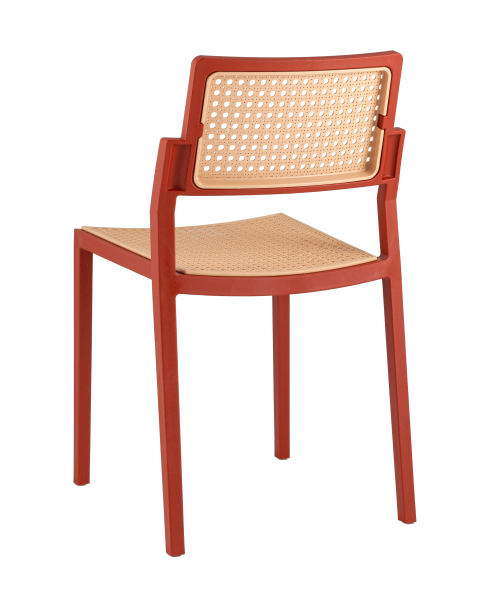 Стул пластиковый Milto 8059 red/beig