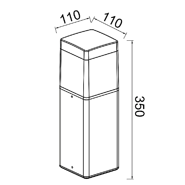 Уличный наземный светильник Chicago 8846