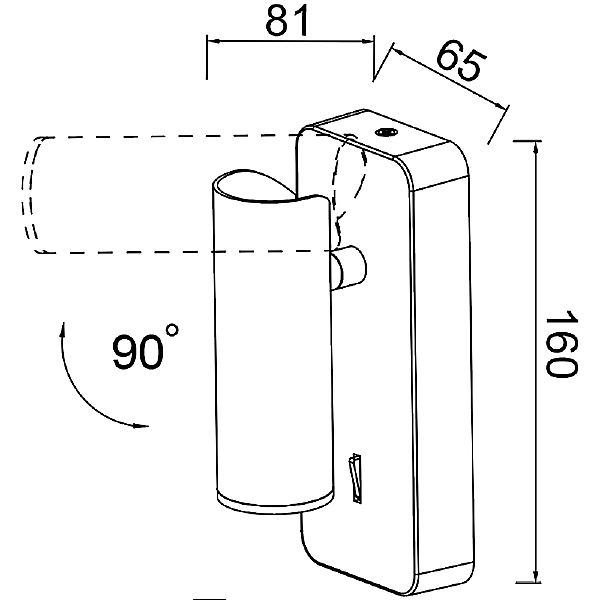 Настенный светильник Notte 8875
