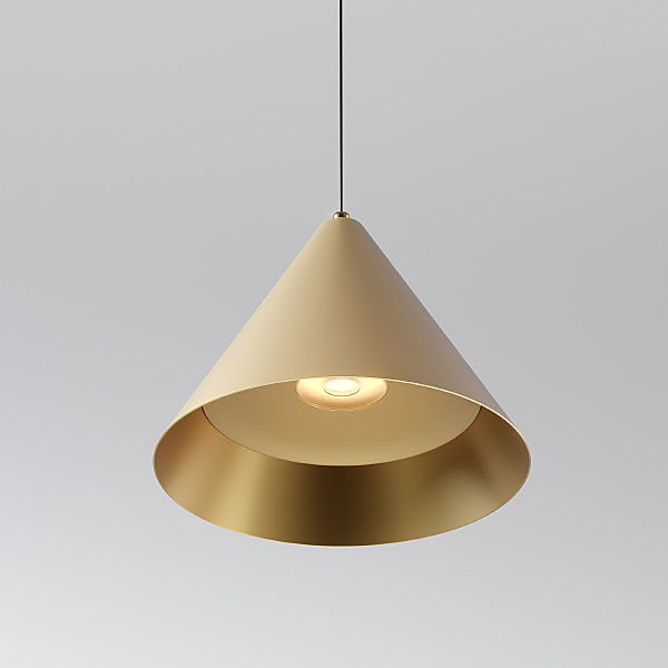 Светильник подвесной Conus 50316 LED 16W 3000K золотой