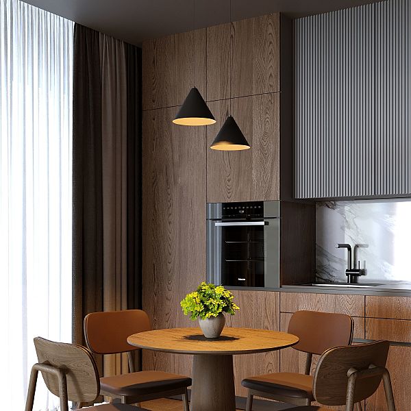 Светильник подвесной Conus 50316 LED 16W 3000K черный