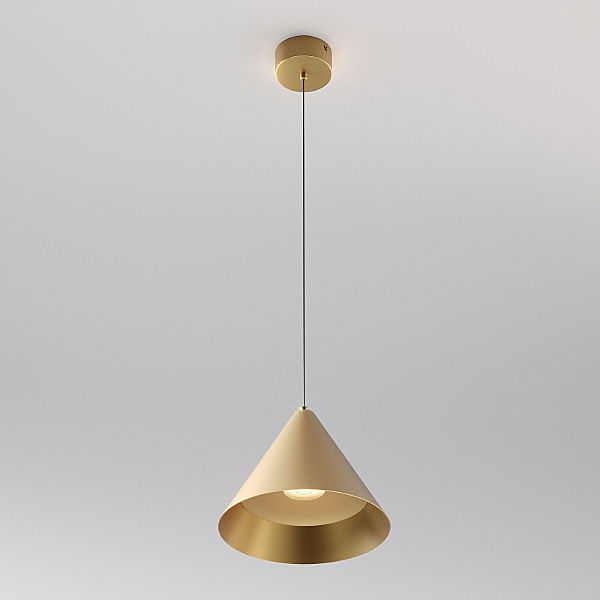 Светильник подвесной Conus 50316 LED 16W 4000K золотой