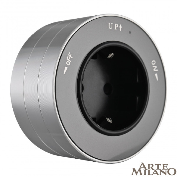 Трековая розетка Am-track-sockets 380011TS/ES Grey