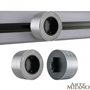 Трековая розетка Am-track-sockets 380011TS/ES Grey