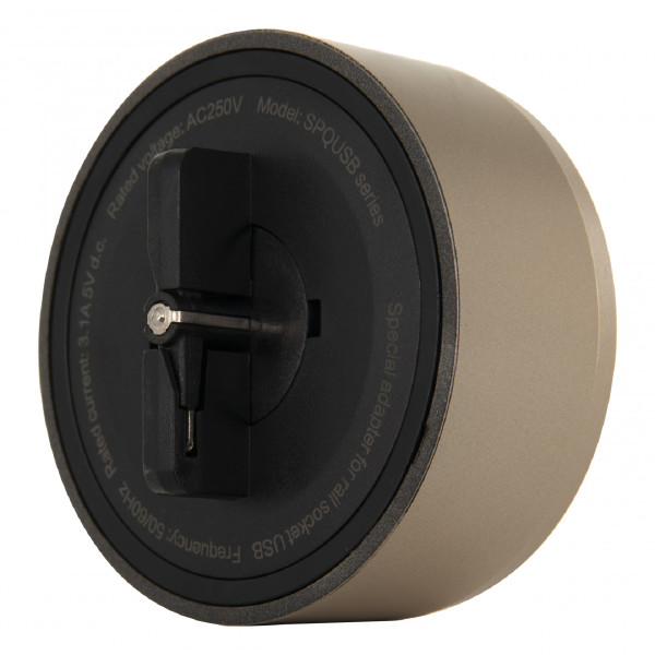 Трековая розетка Am-track-sockets-39 399731TS/USB-Type-C Gold