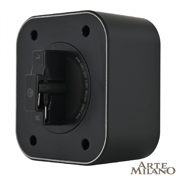 Трековая розетка Am-track-sockets 380022TS/ES Black