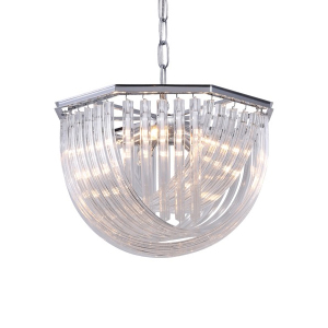Подвесная люстра Murano Glass KR0116P-5R/A chrome