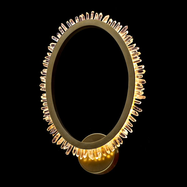 Настенный светильник Quartz Halo MB20020154-1A satin gold