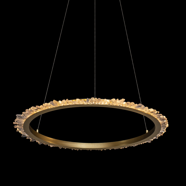 Подвесная люстра Quartz Halo MD20020154-1B satin gold