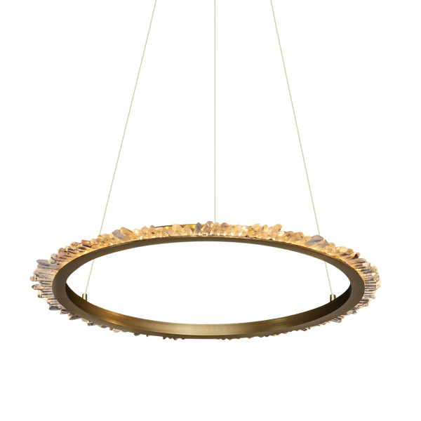 Подвесная люстра Quartz Halo MD20020154-1B satin gold
