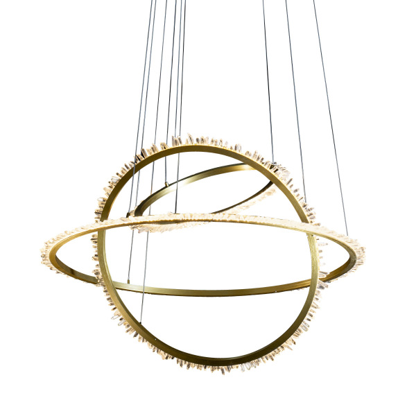 Подвесная люстра Quartz Halo MD20020154-3A satin gold