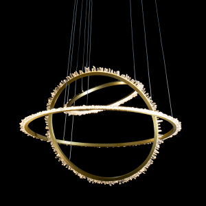 Подвесная люстра Quartz Halo MD20020154-3A satin gold