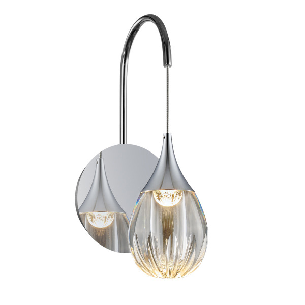 Настенное бра Stilla MB24001004-1A chrome/clear