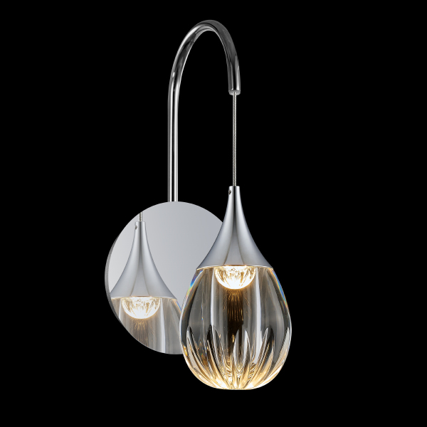 Настенное бра Stilla MB24001004-1A chrome/clear