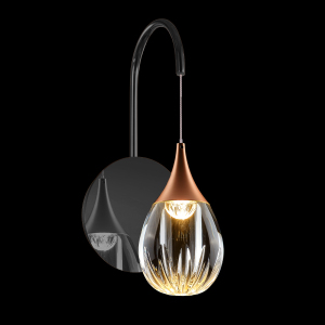 Настенное бра Stilla MB24001004-1A copper/clear