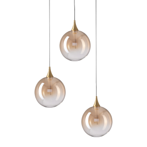 Светильник подвесной MD23001045 MD23001045H-3A brass/champagne