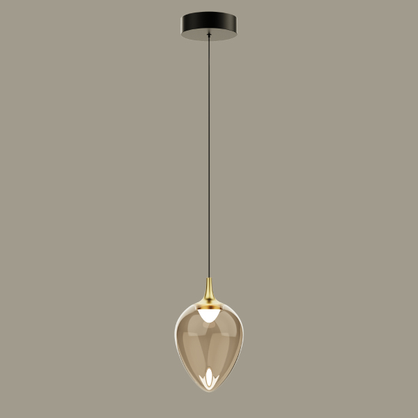 Светильник подвесной MD24001012 MD24001012-1A brass/champagne