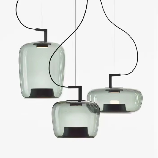 Светильник подвесной 8871 8871P/A L black/light green