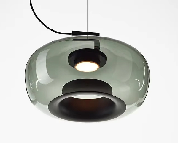 Светильник подвесной 8871 8871P/C L black/light green
