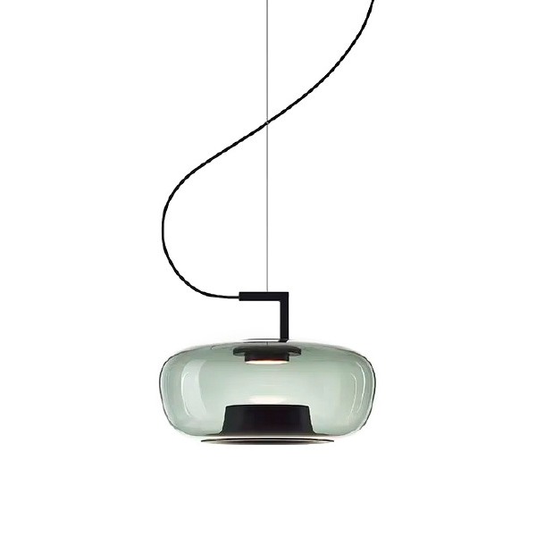 Светильник подвесной 8871 8871P/C L black/light green