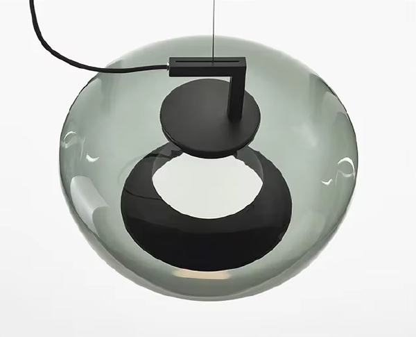 Светильник подвесной 8871 8871P/C L black/light green