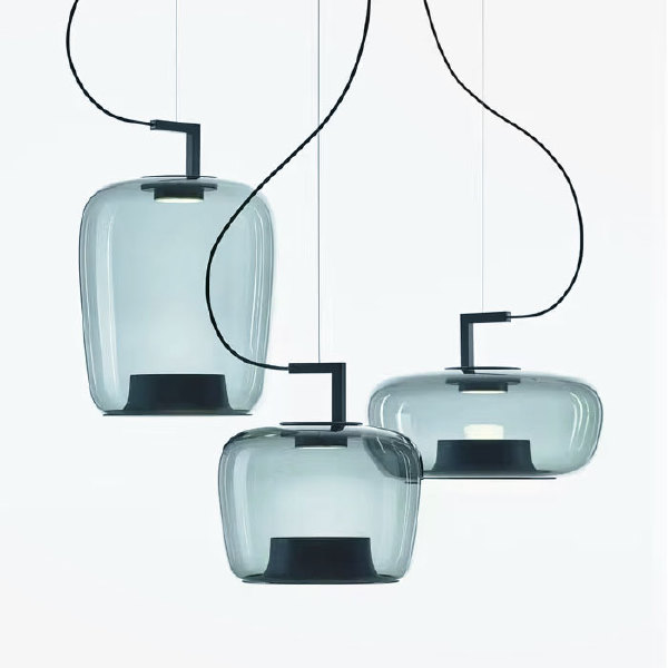 Светильник подвесной 8871 8871P/C L black/light green