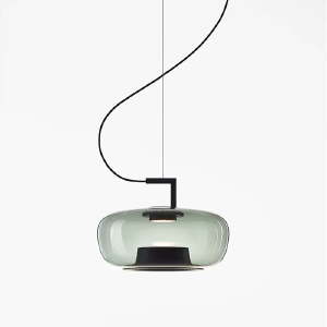 Светильник подвесной 8871 8871P/C L black/light green