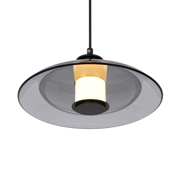 Светильник подвесной 8665 8665P/S black/smoky