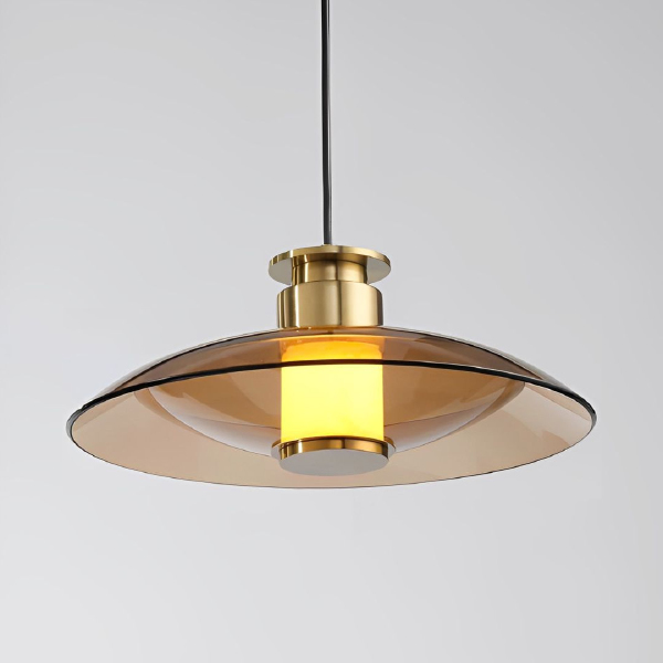 Светильник подвесной 8665 8665P/L gold/amber