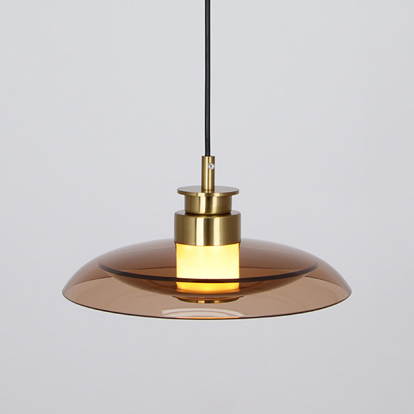 Светильник подвесной 8665 8665P/L gold/amber