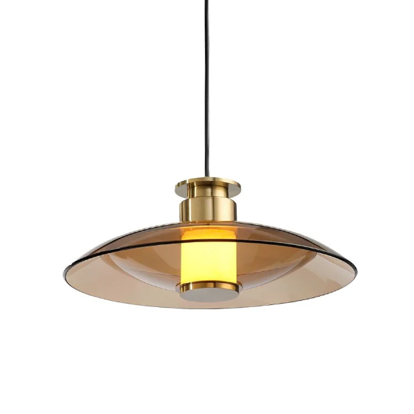 Светильник подвесной 8665 8665P/L gold/amber