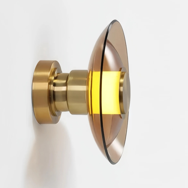 Настенный светильник 8665 8665W/S gold/amber