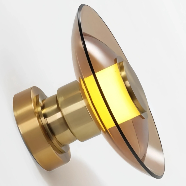 Настенный светильник 8665 8665W/S gold/amber