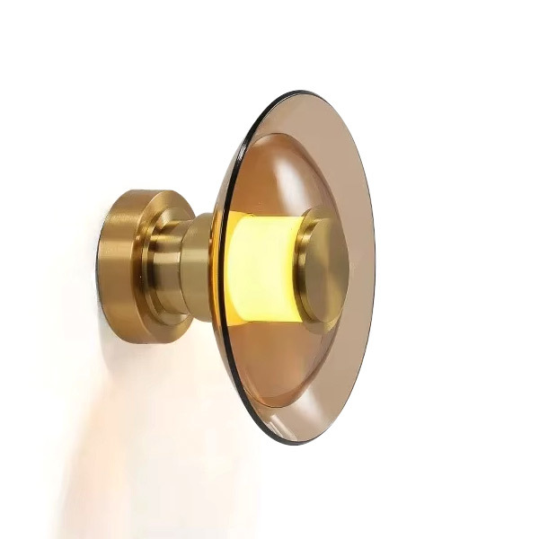 Настенный светильник 8665 8665W/S gold/amber