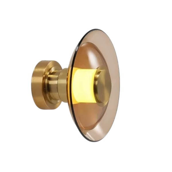 Настенный светильник 8665 8665W/S gold/amber