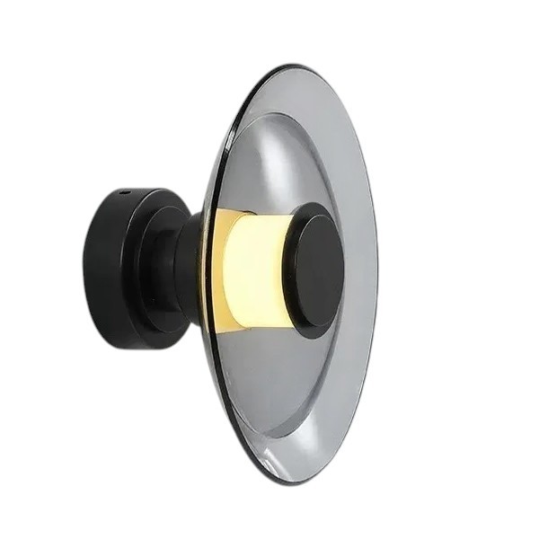 Настенный светильник 8665 8665W/L black/smoky